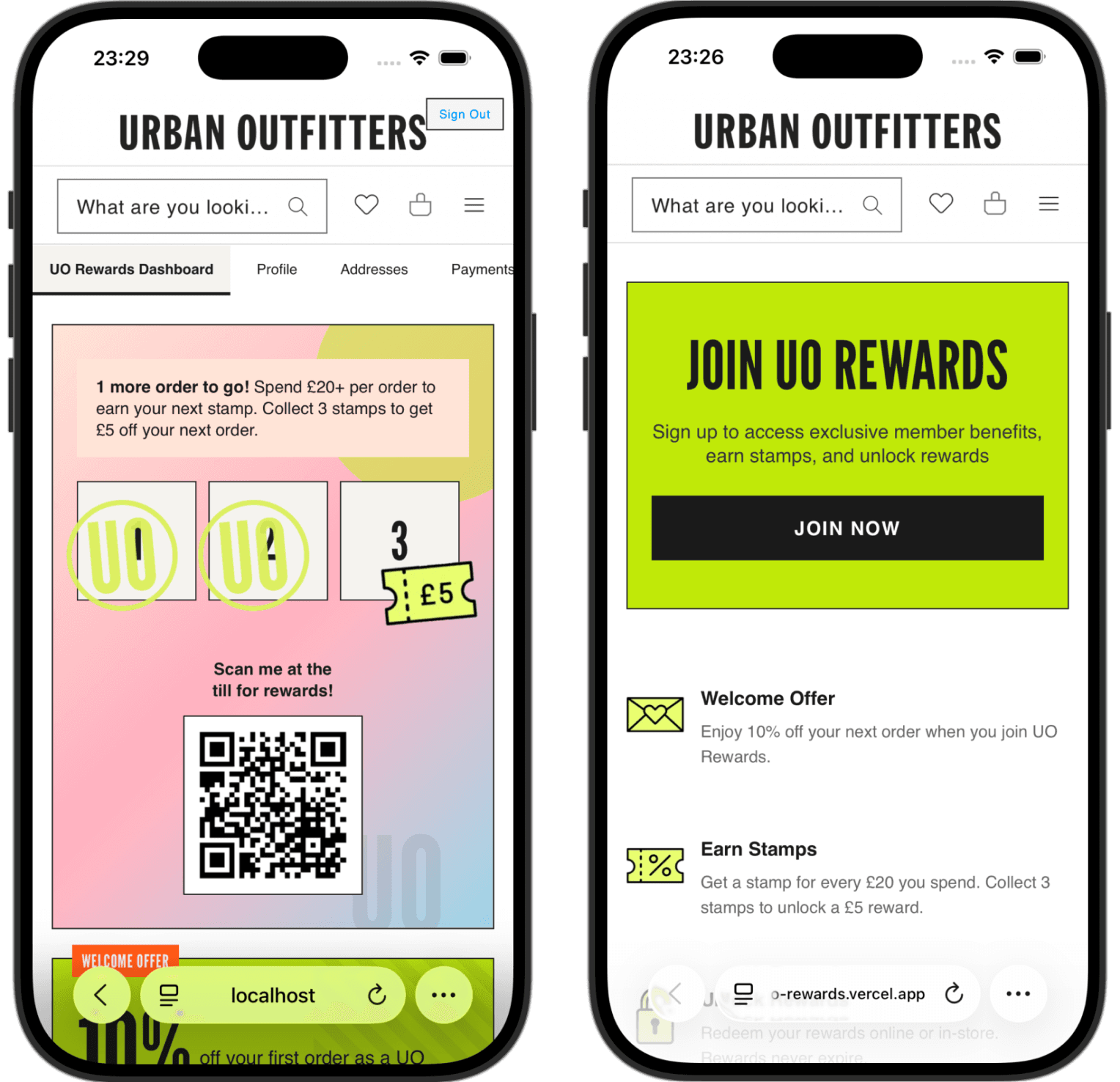 Urban Outfitters Rewards Program
