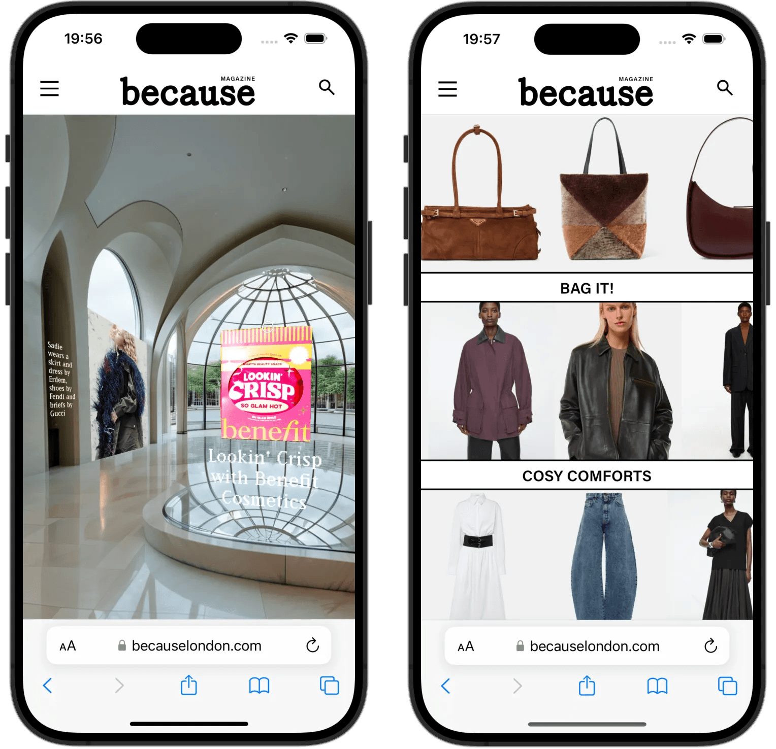 Because Magazine — Online Magazine & VR Platform